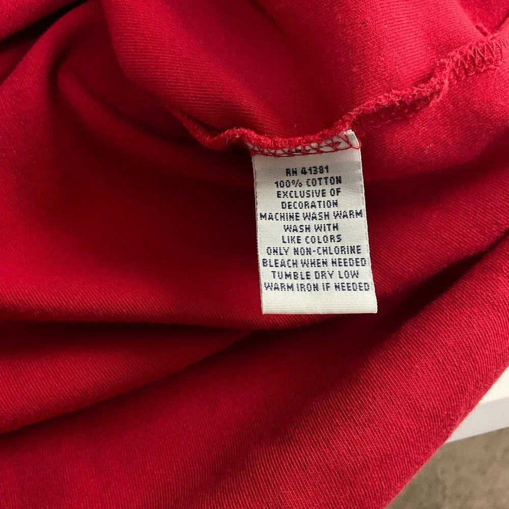 Polo Ralph Lauren Mens Large Red Short Sleeve Cotton Polo‎ Shirt Navy Blue Pony